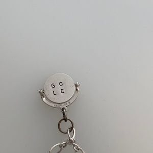 Sterling Silver “Good Luck” Spinner Charm/Pendant